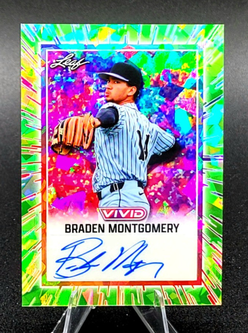 2025 Braden Montgomery 1/8 Bursting Talent Auto Chicago White Sox Top Prospect